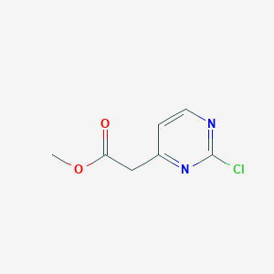 molecular formula C7H7ClN2O2 B1446691 Methyl 2-(2-chloropyrimidin-4-yl)acetate CAS No. 1216129-71-3