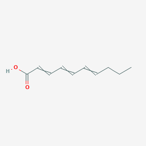 molecular formula C10H14O2 B14466953 Deca-2,4,6-trienoic acid CAS No. 71697-02-4