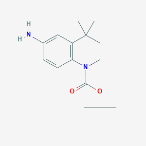 tert-Butyl 6-amino-4,4-dimethyl-3,4-dihydroquinoline-1(2H)-carboxylate