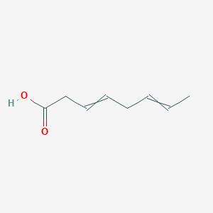 molecular formula C8H12O2 B14467027 Octa-3,6-dienoic acid CAS No. 70080-68-1