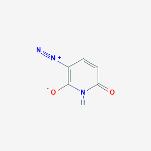 molecular formula C5H3N3O2 B14467029 3-Diazonio-6-oxo-1,6-dihydropyridin-2-olate CAS No. 65839-77-2