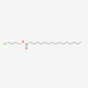 molecular formula C20H39ClO2 B14467097 Hexadecanoic acid, 4-chlorobutyl ester CAS No. 72165-61-8