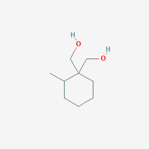 molecular formula C9H18O2 B14467100 1,1-Cyclohexanedimethanol, 2-methyl- CAS No. 66810-07-9