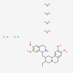molecular formula C29H50Cl2N2O8 B14467105 Emetine dihydrochloride tetrahydrate CAS No. 73713-75-4