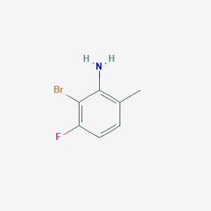 molecular formula C7H7BrFN B1446712 2-Bromo-3-fluoro-6-methylaniline CAS No. 1522267-53-3
