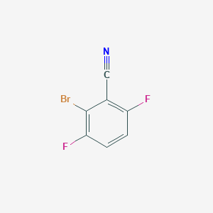 molecular formula C7H2BrF2N B1446713 2-Bromo-3,6-difluorobenzonitrile CAS No. 1502090-29-0