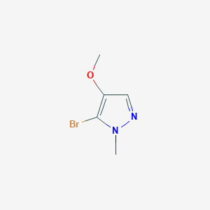 molecular formula C5H7BrN2O B1446731 5-bromo-4-methoxy-1-methyl-1H-pyrazole CAS No. 1784137-82-1