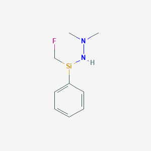 molecular formula C9H14FN2Si B14467360 CID 78063692 