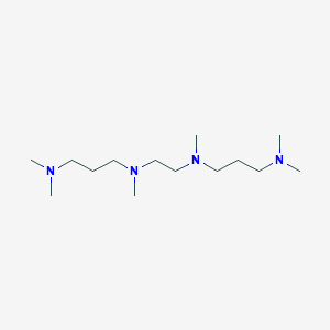 molecular formula C14H34N4 B14467390 N~1~,N~1'~-(Ethane-1,2-diyl)bis(N~1~,N~3~,N~3~-trimethylpropane-1,3-diamine) CAS No. 65735-76-4