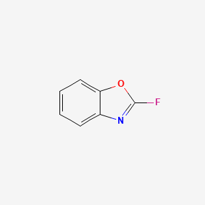 molecular formula C7H4FNO B14467494 Benzoxazole, 2-fluoro- CAS No. 66910-88-1