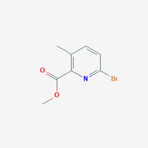 molecular formula C8H8BrNO2 B1446751 6-Bromo-3-methyl-pyridine-2-carboxylic acid methyl ester CAS No. 1402666-66-3