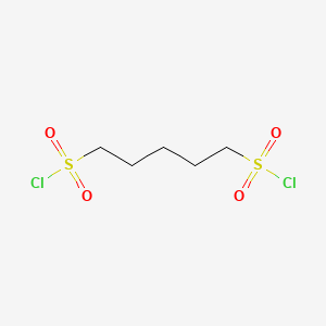 molecular formula C5H10Cl2O4S2 B1446754 Pentane-1,5-disulfonyl dichloride CAS No. 62371-29-3