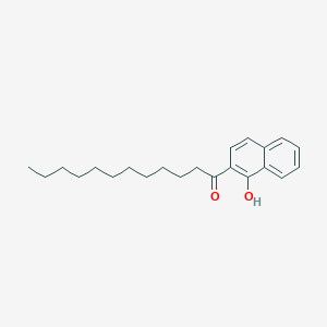 molecular formula C22H30O2 B14467540 1-(1-Hydroxynaphthalen-2-YL)dodecan-1-one CAS No. 66316-98-1