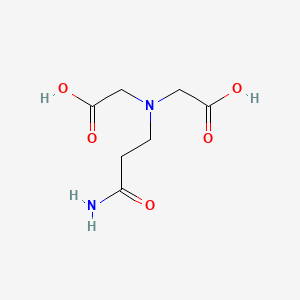molecular formula C7H12N2O5 B14467585 Glycine, N-(3-amino-3-oxopropyl)-N-(carboxymethyl)- CAS No. 65756-66-3