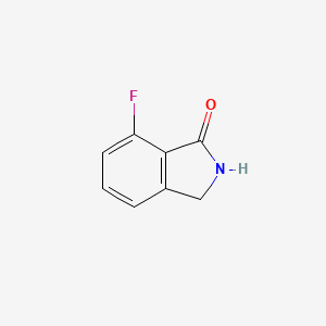 molecular formula C8H6FNO B1446763 7-Fluoroisoindolin-1-one CAS No. 1261433-31-1
