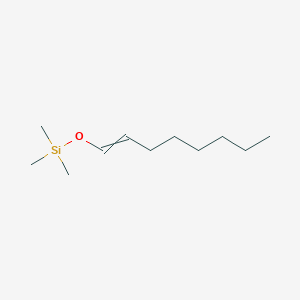 molecular formula C11H24OSi B14467632 Silane, trimethyl[(1Z)-1-octenyloxy]- CAS No. 71985-42-7