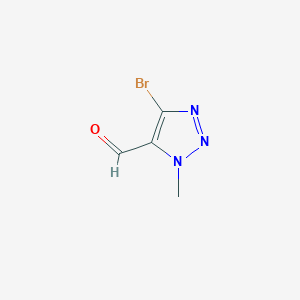 4-bromo-1-methyl-1H-1,2,3-triazole-5-carbaldehyde