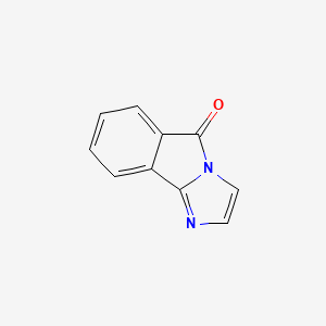 molecular formula C10H6N2O B14467748 5H-Imidazo[2,1-a]isoindol-5-one CAS No. 67792-81-8
