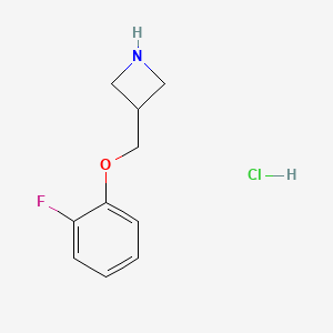 3-[(2-Fluorophenoxy)methyl]azetidine hydrochloride