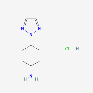 4-(2H-1,2,3-triazol-2-yl)cyclohexan-1-amine hydrochloride