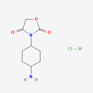3-(4-Aminocyclohexyl)oxazolidine-2,4-dione hydrochloride