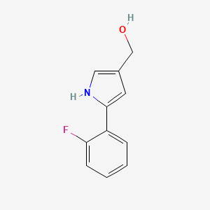 1H-Pyrrole-3-methanol, 5-(2-fluorophenyl)-