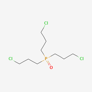 molecular formula C9H18Cl3OP B14467905 Tris(3-chloropropyl)(oxo)-lambda~5~-phosphane CAS No. 65419-91-2