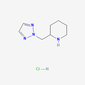 2-((2H-1,2,3-triazol-2-yl)methyl)piperidine hydrochloride