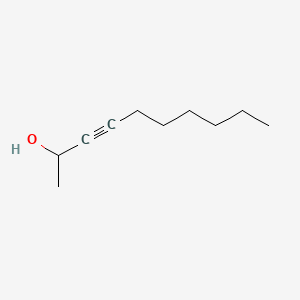 molecular formula C10H18O B14467928 3-Decyn-2-ol CAS No. 69668-93-5