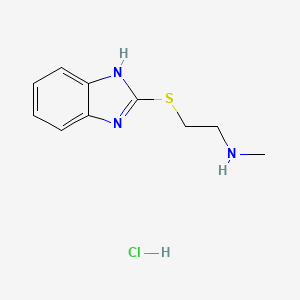 2-((1H-benzo[d]imidazol-2-yl)thio)-N-methylethan-1-amine hydrochloride