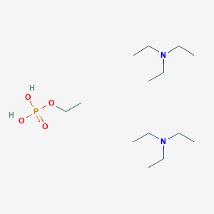 molecular formula C14H37N2O4P B14467950 N,N-diethylethanamine;ethyl dihydrogen phosphate CAS No. 68959-05-7
