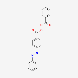 molecular formula C20H14N2O4 B14467960 Benzoyl 4-phenyldiazenylbenzenecarboperoxoate CAS No. 65767-40-0