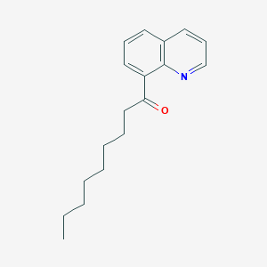 molecular formula C18H23NO B14467964 1-(Quinolin-8-YL)nonan-1-one CAS No. 65826-84-8