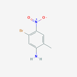 molecular formula C7H7BrN2O2 B1446797 5-Bromo-2-methyl-4-nitroaniline CAS No. 1142382-25-9