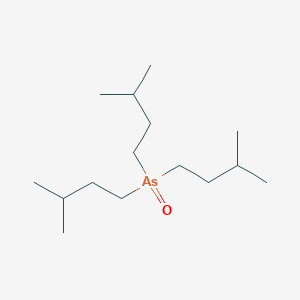 molecular formula C15H33AsO B14468007 Tris(3-methylbutyl)(oxo)-lambda~5~-arsane CAS No. 65603-21-6