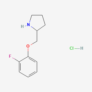 2-((2-Fluorophenoxy)methyl)pyrrolidine hydrochloride