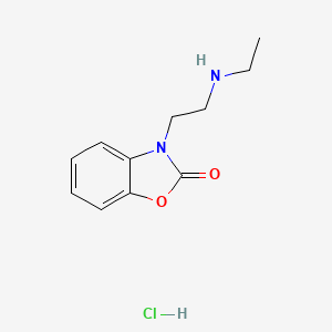 3-(2-(ethylamino)ethyl)benzo[d]oxazol-2(3H)-one hydrochloride
