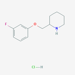 2-((3-Fluorophenoxy)methyl)piperidine hydrochloride