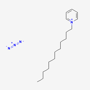 molecular formula C17H30N4 B14468216 1-Dodecylpyridin-1-ium azide CAS No. 66757-74-2