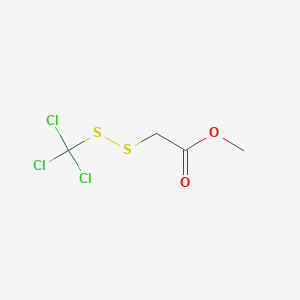 molecular formula C4H5Cl3O2S2 B14468247 Methyl [(trichloromethyl)disulfanyl]acetate CAS No. 65540-50-3