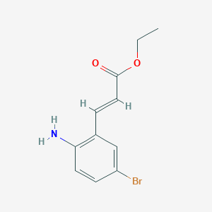 (E)-ethyl 3-(2-amino-5-bromophenyl)acrylate