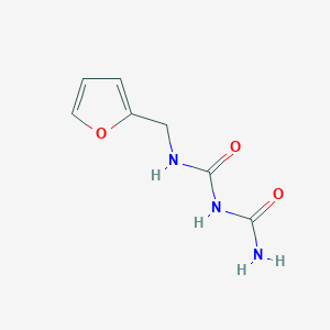 molecular formula C7H9N3O3 B14468326 n-(Furan-2-ylmethyl)dicarbonimidic diamide CAS No. 68498-50-0