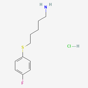 5-((4-Fluorophenyl)thio)pentan-1-amine hydrochloride
