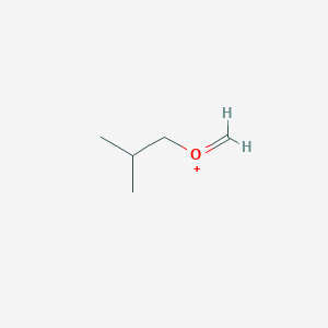 molecular formula C5H11O+ B14468335 Methylidene(2-methylpropyl)oxidanium CAS No. 66606-98-2