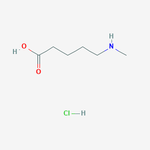 molecular formula C6H14ClNO2 B1446839 5-(Methylamino)pentanoic acid hydrochloride CAS No. 81893-78-9