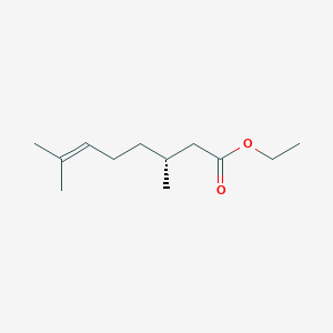 molecular formula C12H22O2 B14468417 Ethyl (r)-citronellate CAS No. 65620-73-7