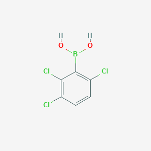 molecular formula C6H4BCl3O2 B1446842 2,3,6-trichlorophenylboronic acid CAS No. 851756-53-1