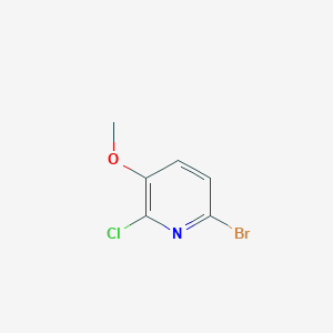 6-Bromo-2-chloro-3-methoxypyridine