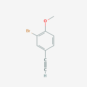 2-Bromo-4-ethynyl-1-methoxybenzene