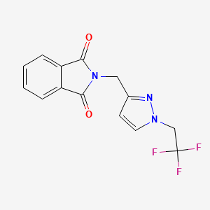 2-{[1-(2,2,2-trifluoroethyl)-1H-pyrazol-3-yl]methyl}-1H-isoindole-1,3(2H)-dione